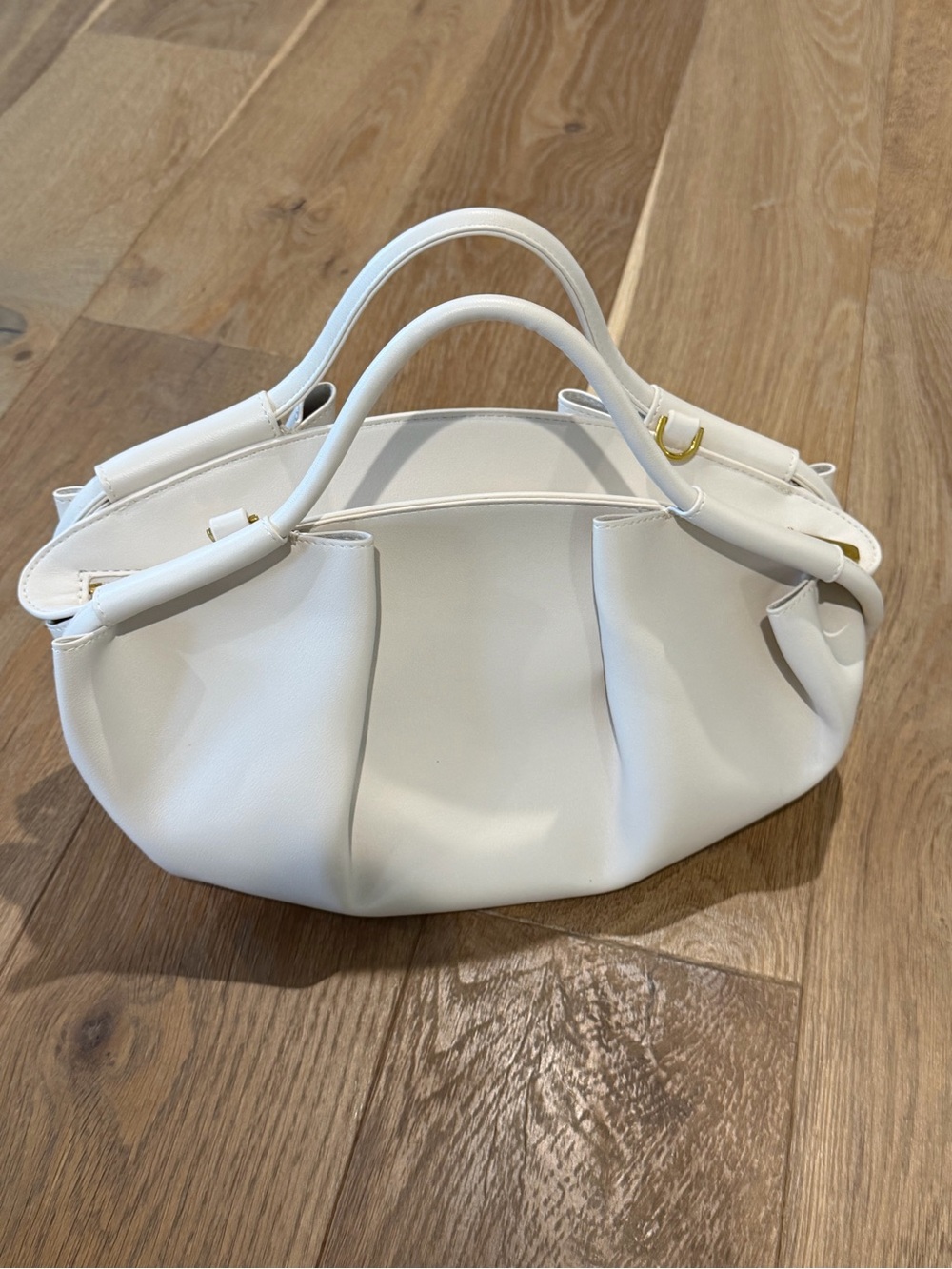 Cream Convertible 3-in-1 Handbag | Shoulder Bag, Clutch & Crossbody
